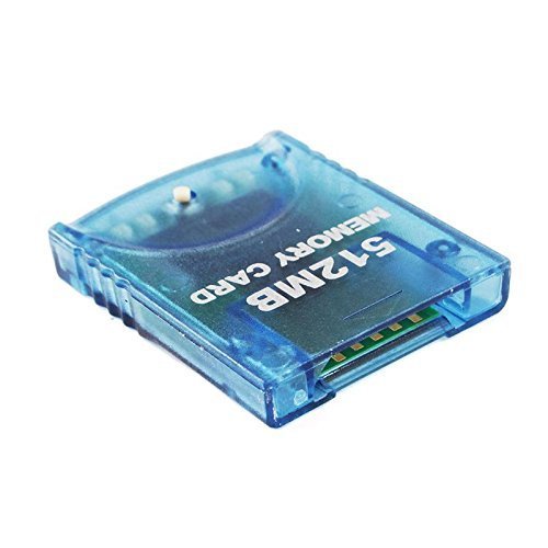 Carte mémoire Clear Blue 512M pour Wii NGC Gamecube