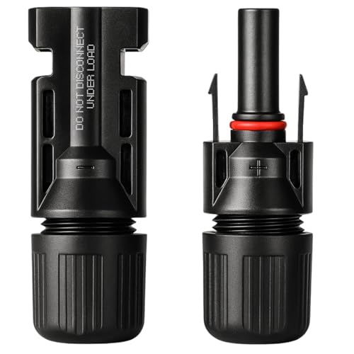 10 Paar Solarstecker Set inkl. 2 Werkzeuge – Solarpanel Stecker Männlich/Weiblich, IP67 wasserdicht, PV Solarstecker kompatibel mit 4–6 mm² Solarkabel, Stecker für Solaranlage