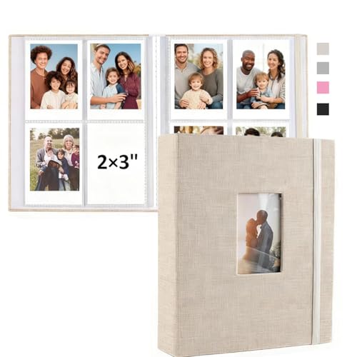 Nabonee 2 Pcs 2x3 In Pictures Polaroid Photo Album And