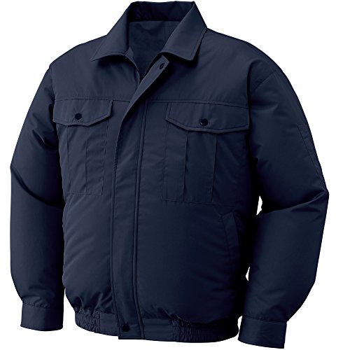 空調服(R) 長袖ブルゾン KU90540 ベスト 作業着 服 長袖 半袖 ウェアのみ ポリエステル ファン付き メンズ レディース 夏 暑さ対策 冷却 作業服 ファンベスト 空調 空調服ランキング ワークウェア ネイビー M