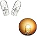 ZMShun 10Pcs DC24V 5W T10 501 194 W5W T3-1/4 Small Light Bulb 4300K Yellow T10 Clear Glass Xenon Halogen Wedge Base Bulbs for Motorcycle, RV and Cabinet, Boat and Landscape Lights, Auto, DC 24V all