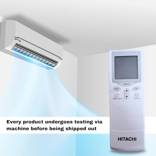Image of BLACKSHEEP Compatible with Hitachi Ac Remote 1.5 ton Original Model 68A 433kHz Suitable for Logicool Series of 1 2 Ton Split and Window Air Conditioner