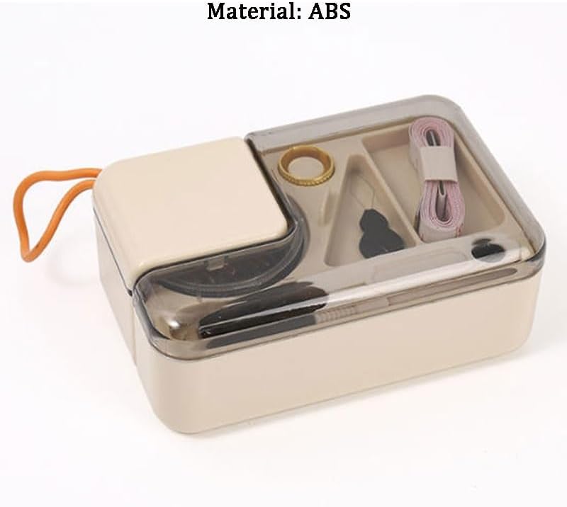 MVNOIRE ABS Portable Needle Thread Kit Multi-Functional Household Bag Set