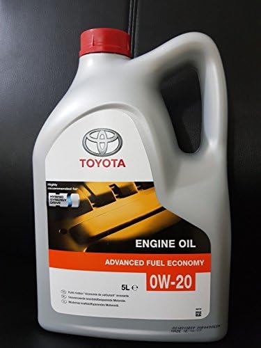 Genuine 5 Litre Toyota Hybrid 0W20 Synthetic Motor Oil : Amazon.co.uk ...