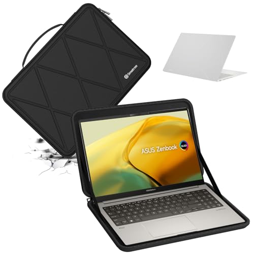 Image of Smatree Hard EVA Protective and Waterproof Sleeve Compatible for 15.6 inch Vivobook S 15 (Q5507) Copilot+ PC, Zenbook 15 OLED (UM3504), HP Envy X360, HP Pavilion x360 Convertible -15-er1000 (X8270)