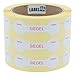Produktbild Labelident Siegeletiketten 70 x 21 mm - Siegel Name Datum - 1000 Sicherheitssiegel Etiketten auf 1 Rolle(n), 3 Zoll Rollenkern weiß