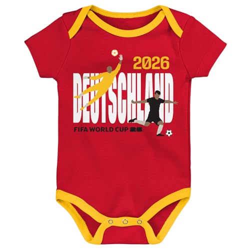 Outerstuff FIFA World Cup 2026 Infant and Toddler 3 Pack Country Onsie, Germany, 24 Months - image 4