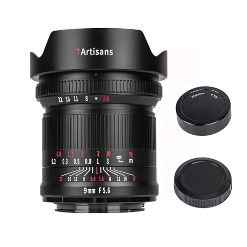 BAFONGCINE 7artisans 9mm F5.6 �t���t���[�������Y Nikon Z�}�E���g�J�����p 132°�L�p�~���[���X�J���������Y Nikon Z5 Z50 Z6 Z6II Z7 Z7II Z9�p