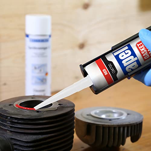 Apel High Performance Rtv High-Temp Silicone Gasket Maker And Sealant Heat Resistant From 104ºf To 572ºf Red, 10.2 Oz. #TOP7