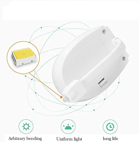 Toilet Light with Motion Detection White Sensor LED Bathroom Toilet Bowl Light