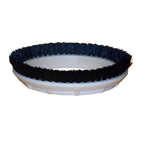Image of Bissell BigGreen Commercial 237.049BG Carpet Shampoo Brush, 0.012 inch Bristle Diameter, Crimped 6.6 Nylon for BGEM9000 Easy Motion Floor Machine, 12 inch, Black