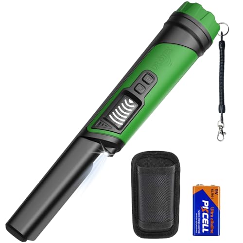 DR.OTEK Metal Detector Pinpointer with LCD, 360 detection, waterproof