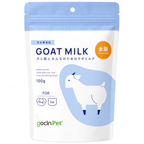 GoCLN Pet �S�[�N���[�� �y�b�g ���M�~���N �p�E�_�[ 100g ���Y�� �q���[�}���O���[�h ���p �L�p �S�� �I�����_�Y �c�� �V�j�A �����⋋ �H���T�|�[�g