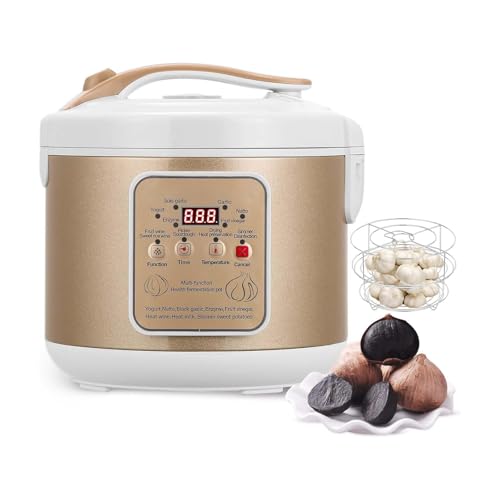 6L Black Garlic Fermenter,Automatic Garlic Fermenting Machine,Yogurt Maker with Adjustable Temperature & Time Control,Kimchi machine,Sweet Rice Wine Maker,Natto Maker for Home