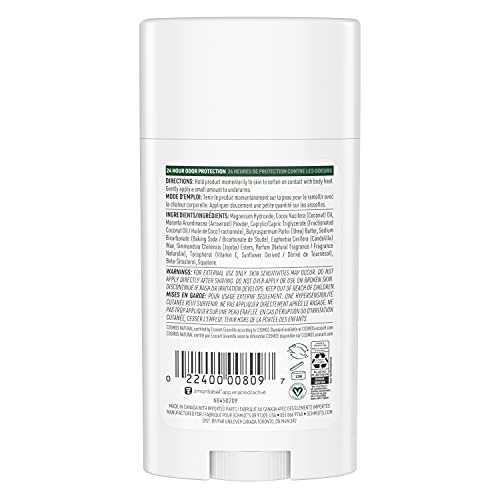 Schmidt's Aluminum Free Natural Deodorant For Women And Men, Fresh Fir & Spice With 24 Hour Odor Protection, Certified Natural, Cruelty Free, Vegan Deodorant 2.65Oz 2-Pk #TOP1