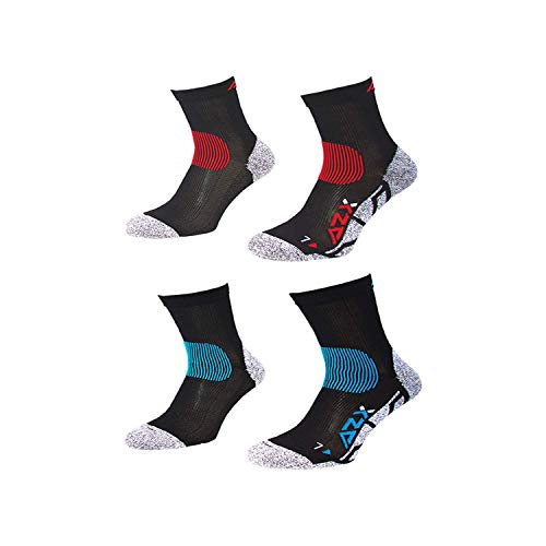 AZX - Medias de fútbol - para hombre Negrorn 43-46