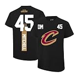 Ultra Game Youth NBA Official Super Soft Fly High Players T-Shirt, Cleveland Cavaliers, Donovan Mitchell, Team Color, 10-12