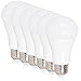 Maxxima LED A19 - 800 Lumens 60 Watt Equivalent Daylight Cool White (5000K) Light Bulb, 10 Watts (Pack of 6)