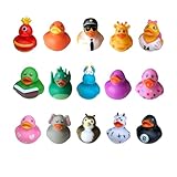 Jeep Ducks for Ducking - 15 Piece - Rubber Duck Pack for Bath, Pool, Jeep Ducking, Parties, Gifts, and More - Unique Rubber Ducks