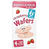 Kiddylicious Strawberry Mini Wafers - Gluten and Dairy Free Kids Snack - Suitable for 6+ Months - 6 x 4 Twin Packs - Image 3
