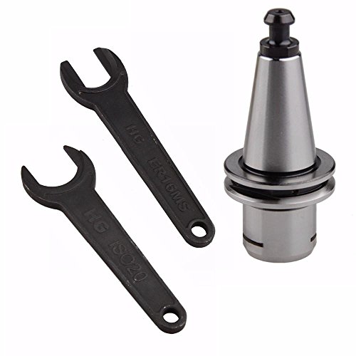 HOZLY ISO20 ER16 35L Collet Chuck holder G2.5 30.000RPM CNC Mill Spindle holder + Key Wrench Set