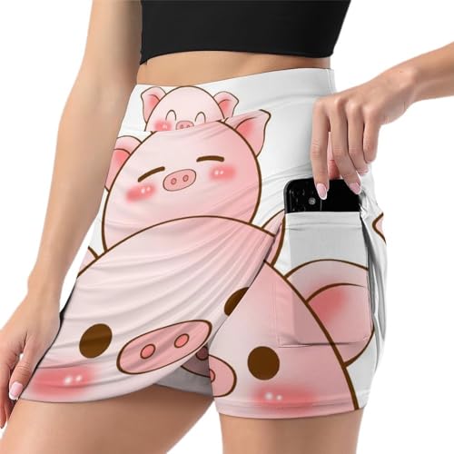 Jupe skort athlétique de sport avec poche latérale fonctionnelle