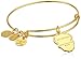 Alex and Ani Color Infusion, Calavera EWB Shiny Gold Bangle Bracelet