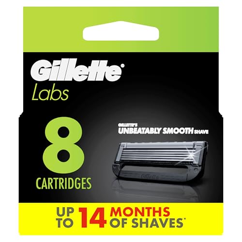 Gillette Labs refills for Exfoliating Razor and Heated Razor 8 count (80690639) 1 Pack 0.04 kilograms
