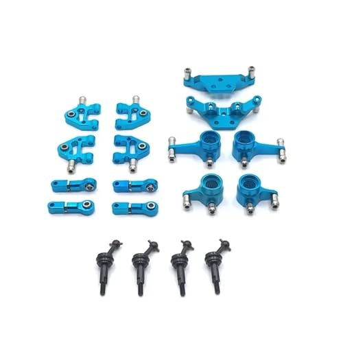 RC�X�e�A�����O�i�b�N�� For Wltoys 284131 K969 K979 K989 K999 P929 P939 1/28 �X�C���O�A�[���X�e�A�����O�J�b�v�T�X�y���V�����u���P�b�g�Z�b�g Rc �J�[�C�����i��ύX(Blue)