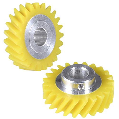 W10112253 Mixer Worm Gear Replacement Part by Moteder, for Whirlpool Kitchenaid Replaces 4162897 AP4295669 4161531 4169830 (2 Pcs)