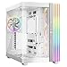 Produktbild be quiet! Light Base 900 FX White PC-Gehäuse, atemberaubender Panorama-Blick, Show Case, Dual Chamber Design, massiver ARGB LED-Streifen, 4 Light Wings PWM White Lüfter, invertiert und horizontal