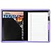 Konper Classic Padfolio/Junior Portfolio Folder Case, Business A5 Leather Organizer Binder for Men Women, A5 Writing Pad Included, Purple.