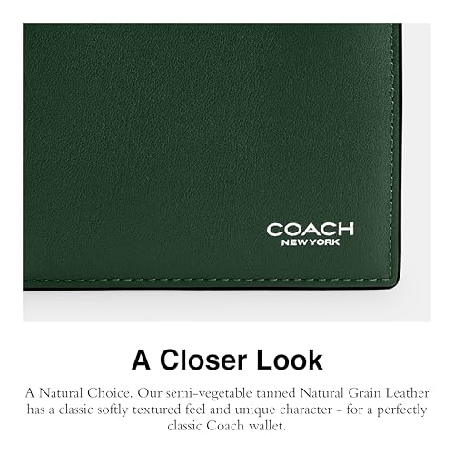 Image of Coach Mens, 3-In-1 Wallet, Hunter Green, One Size
