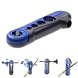 Mini Fishing Line Winder Spooler Machine Portable Adjustable Spinning Reel Spool Spooling Station System Baitcaster Fishing Tackle Carp Accessories Works Clips for Various Sizes