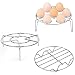 Steaming Rack, APHQUA Stainless Steel Steamer Rack Stand Wire Steaming Rack and Egg Steamer Rack for Pressure Cooker Kitchen Cooking Steaming Holder(3Pack)