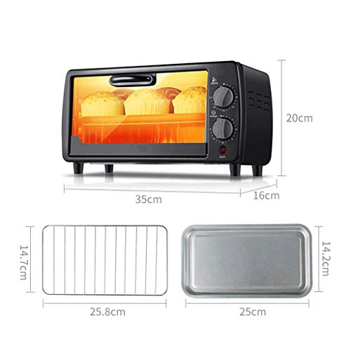 LYKYL Toaster aanrecht, mini-oven, 3-Slice, compact formaat, eenvoudig te bedienen met Timer-Bake-Broil- Toast Setting… - Image 3