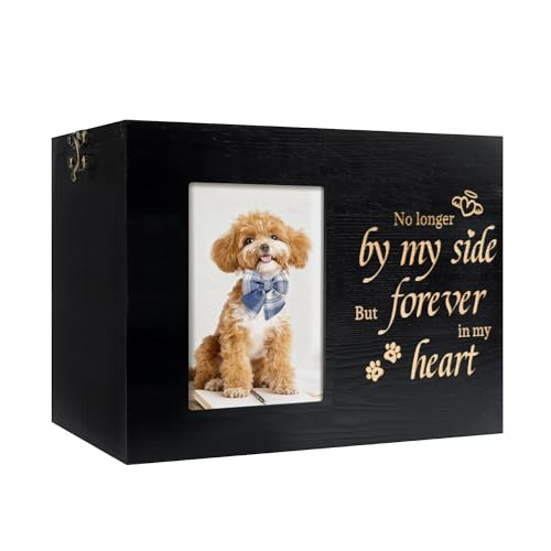 RINVEE �y�b�g�p���� ���L�D �t�H�g�t���[�� �ؐ��������[�{�b�N�X �L�O�i�p �u���b�N�t�����l�����n�t�� ���p�y�b�g�������A���M�t�g (�u���b�N�~�f�B�A��)