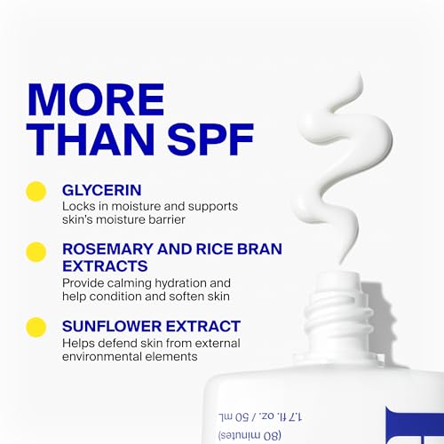 Image of Supergoop! PLAY Everyday Face Lotion SPF 50 - Lightweight, Non-Greasy Formula - Natural Finish - Fragrance Free - Water & Sweat Resistant - All Skin Types - 1.7 fl oz