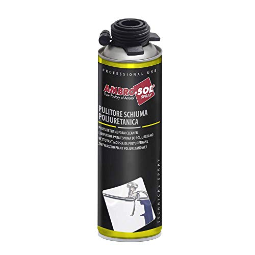 AMBRO-SOL Spray Limpiador Espuma Poliuretano, 500 ml