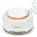 Produktbild White noise machine kabellos, MANLI New Einschlafhilfe Akku Weißes Rausche Maschine, 30 Beruhigender Geräuschen white noise sound machine tragbarer Schlaftherapie für Zuhause, Büro, Baby& Reisen