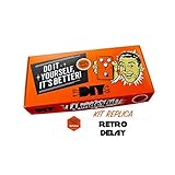 delacroix Interruptores, jack IN/OUT, caja de aluminio, DC jack, top sticker adhesivo