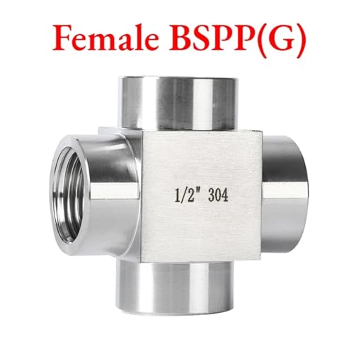 Conector de tubería divisor de 4 vías hembra BSPP G M14x1.5 para unión de conductos 3