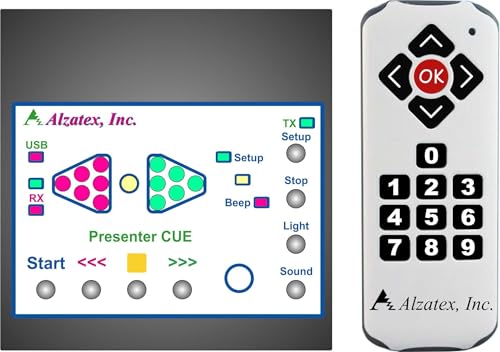 Alzatex Apresentador sem fio com controle remoto