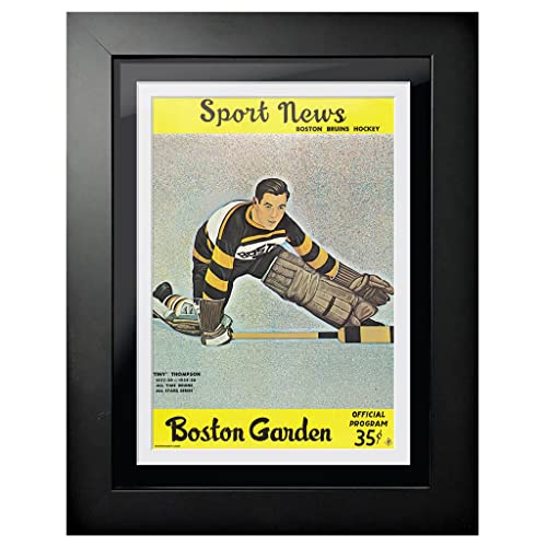 Boston Bruins Program Cover - Sport News Goalie Stretch