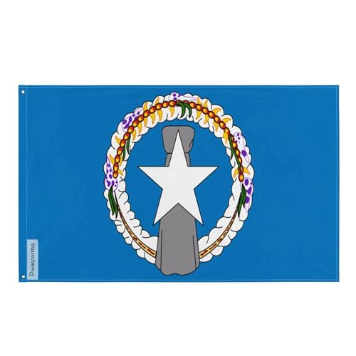 Drapeau Îles Mariannes du Nord Pixelforma en polyester résistant multi-tailles
