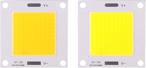 Miniatura 9 de LAVEN COB Chips LED, chip de lámpara integrado de alta potencia de 50 W, 5 piezas, para focos de iluminación de bricolaje, 3000 K blanco cálido o