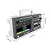 Digital Oscilloscope, Digital Oscilloscope DSO2C10 2C15 2D10 2D15 2 Channels 100Mhz/150Mhz Storage USB Portable Multimeter Tester for The Maintenance and R&D Education Industry(DSO2C10)