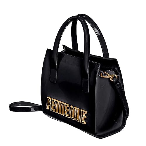 Bolsa Petite Jolie Love Estilo Tote Logo Mania Preto Único