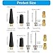 ZHIZHOUNEY Bicycles Valves Adapter Set Sphere Pumps Needle Replacement Air Nozzle Pumps Adapter Air Pumps Accessories Easy to Use