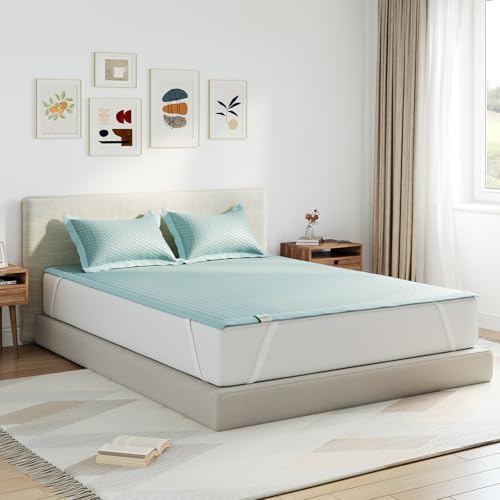 Novilla Summer Sleeping Pad Twin Size(1 Cooling Mat+1 Pillowcase),Sleeping Mat for 8-21